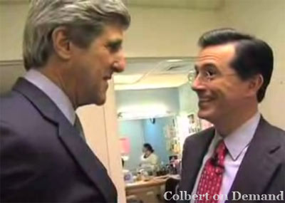 Colbert and Kerry