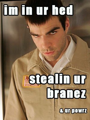 sylar in ur hed